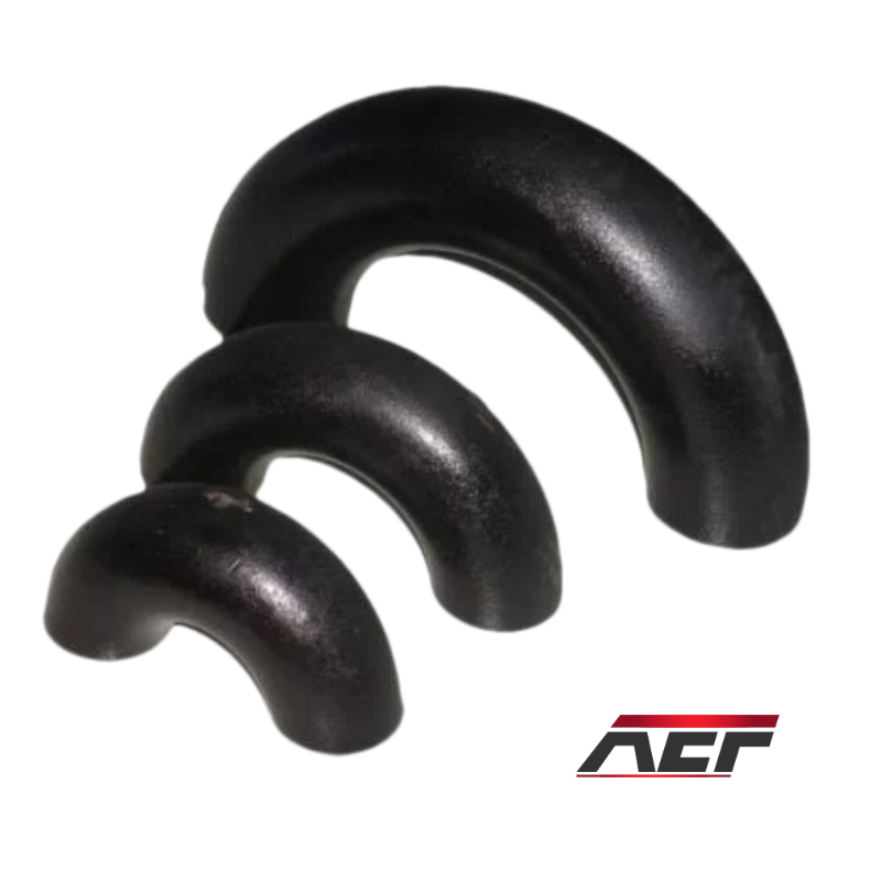 Buttweld 180 degree return bends in carbon steel, three sizes